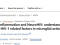 医学部刘甲野课题组在Translational Psychiatry发表HIV神经炎症机制研究成果