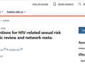 医学部公共卫生学院刘甲野课题组在npj Digital Medicine发表数字健康干预与HIV相关性风险行为研究成果
